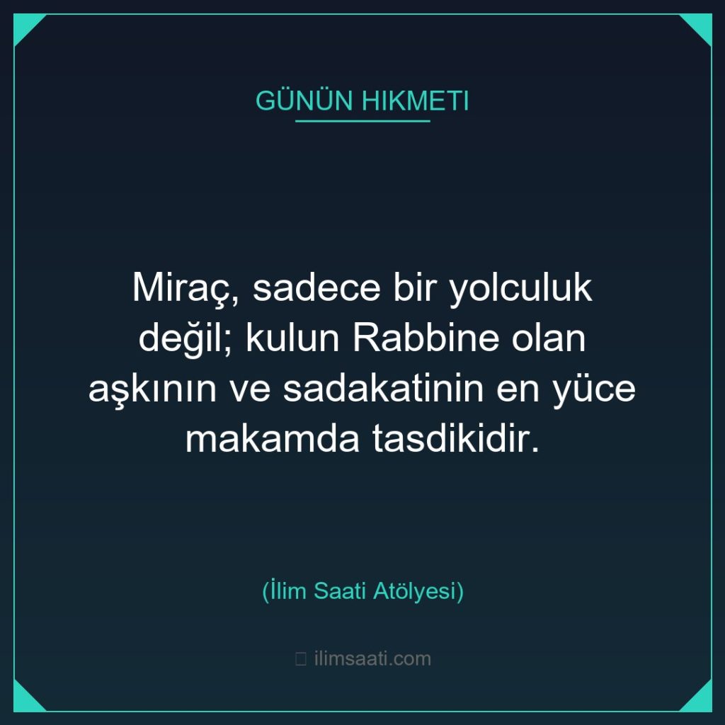 Miraç Kandili Paylaşım Kartı 8